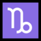 Capricorn emoji on Microsoft
